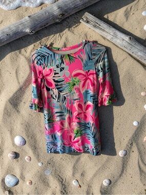 Excellent cond Lilly Pulitzer Girls' Mini Sophie Ruffle Dress “Pretty in Pink”